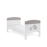 Grace Inspire Cot Bed - Me & Mini Me Elephants - Grey