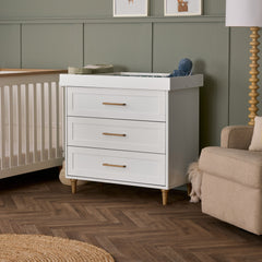 Orla Changing Unit - White with Oak