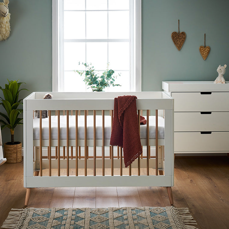 Scandi Nursery Set, Mini Cot Bed Nursery Set, Furniture Set